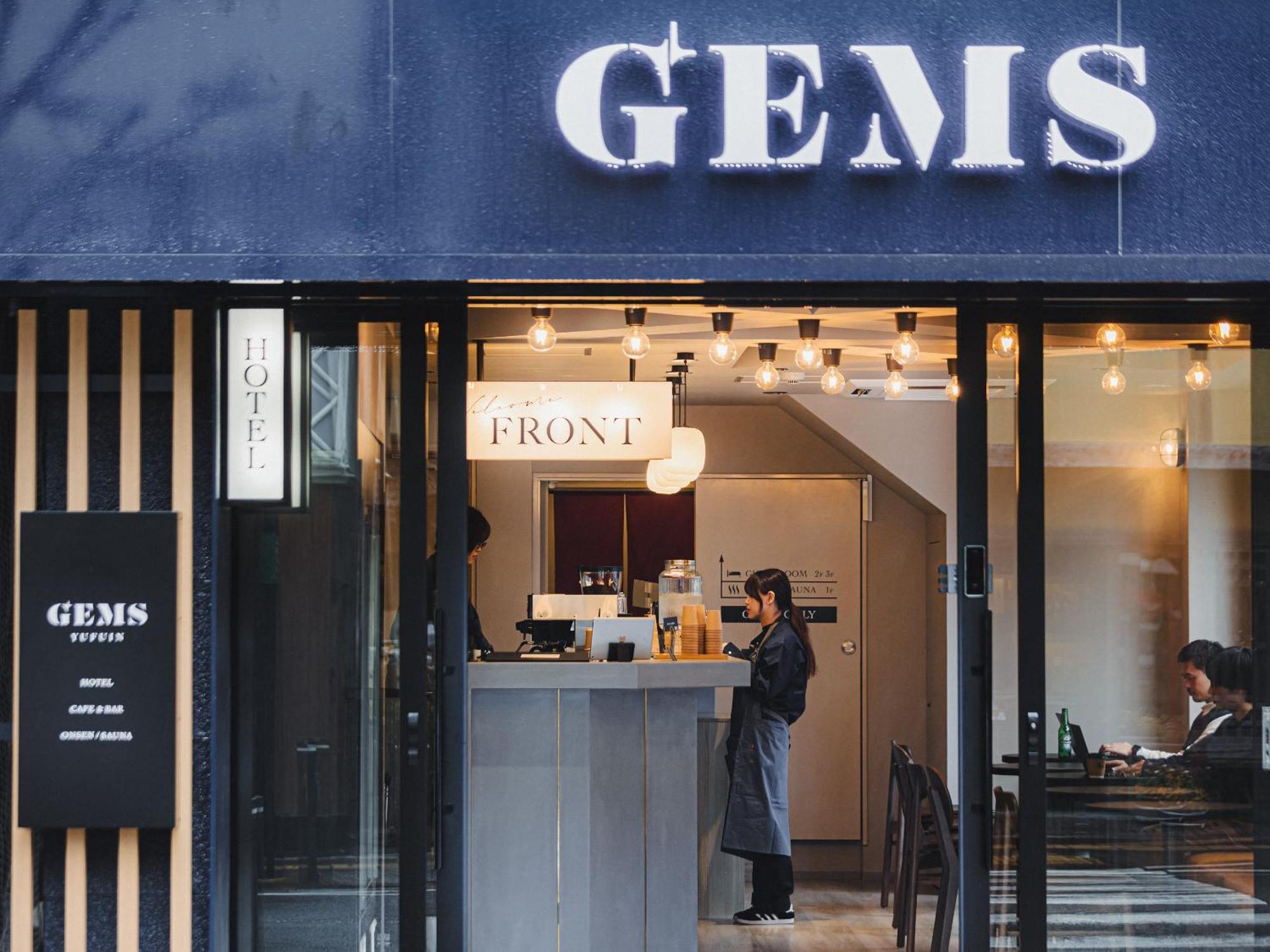 Gems Yufuin Hotel And Spa Cafe Bar Eksteriør bilde